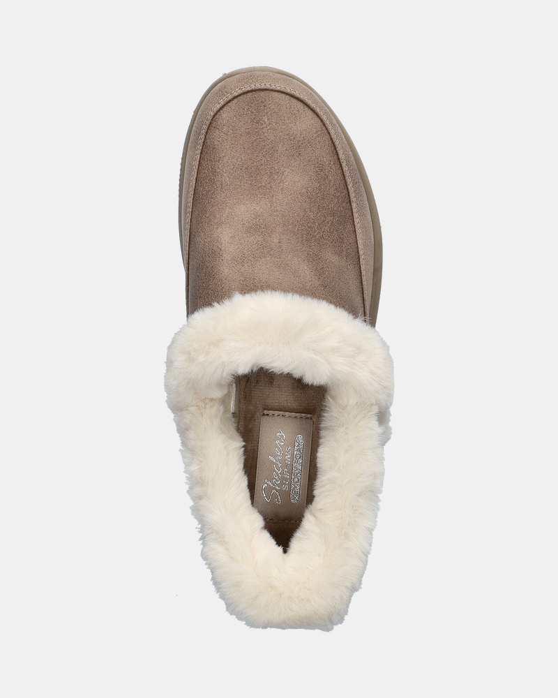 Skechers Hands Free Slip-Ins Cozy Escape Pantoffels  - bruin