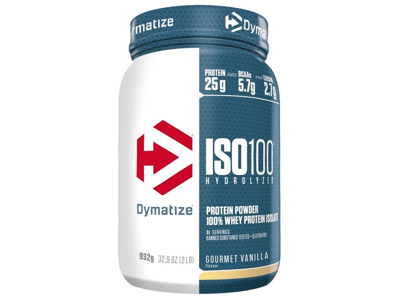 Dymatize Pulver ISO 100 Hydrolyzed Vanille 932 g Proteinpulver, Gourmet Vanilla