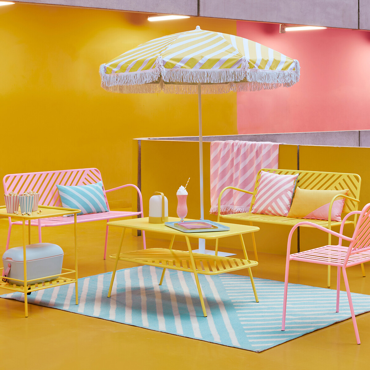 HELLO BLOGZINE X LA REDOUTE INTERIEURS<br>Tapete em poliéster reciclado para uso interno/externo