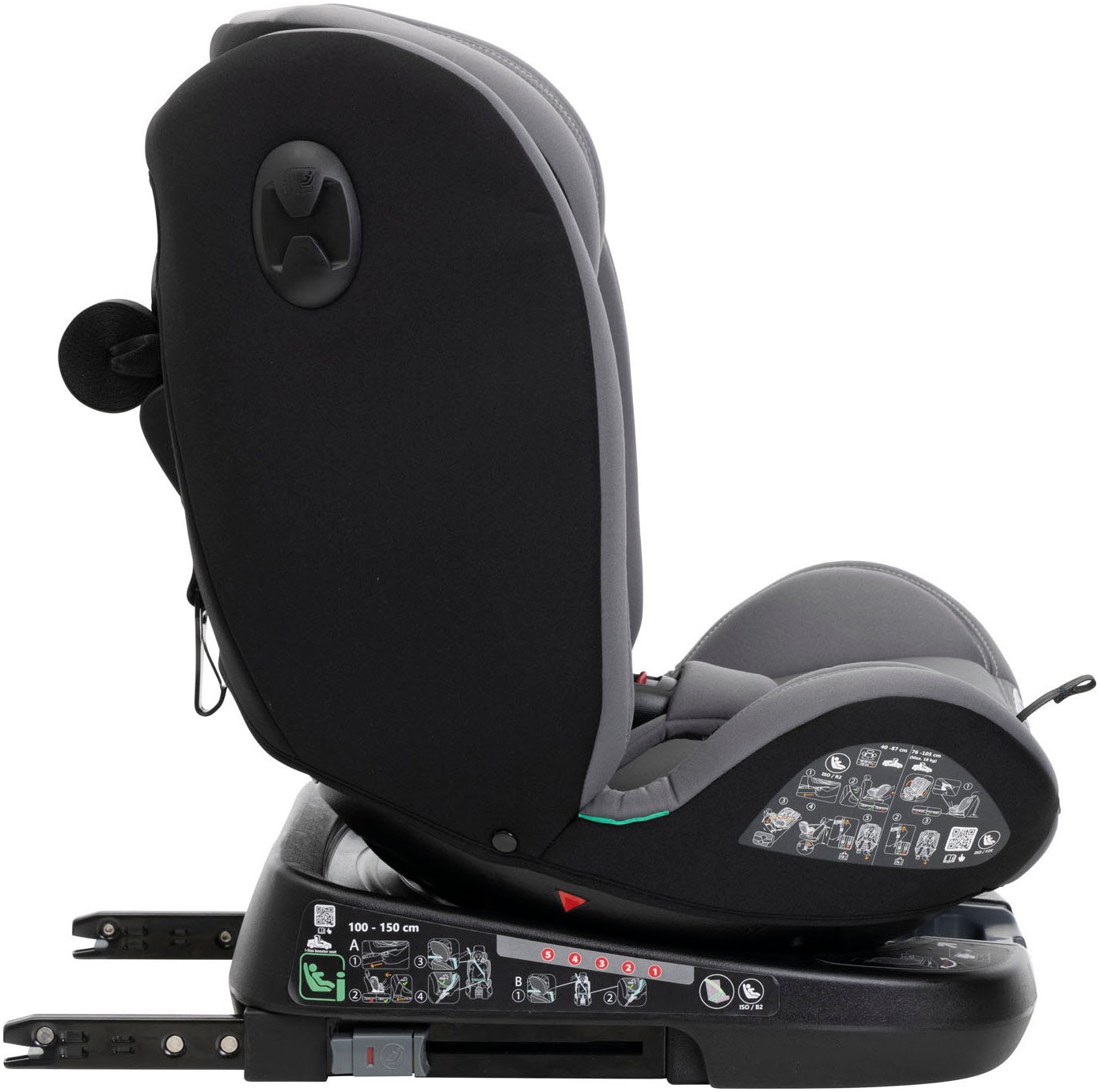 Chicco Autokindersitz »Unico Evo i-Size, Grey Black« ISOFIX-Befestigung