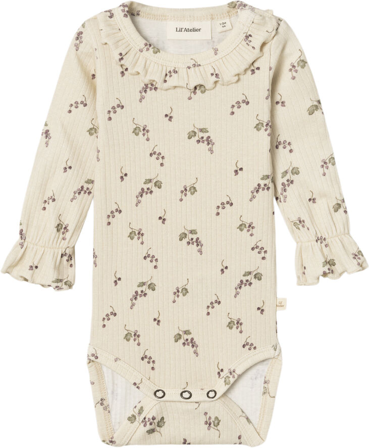 Lil' Atelier NBFGIO BIA LS SLIM BODY LIL Birch/berries