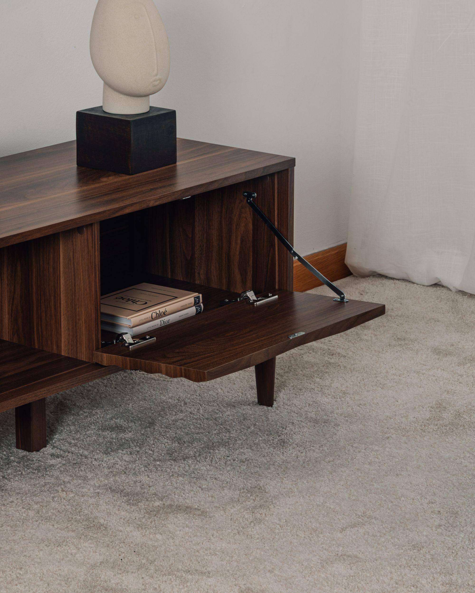 TV-meubel KAYAN Donkerbruin