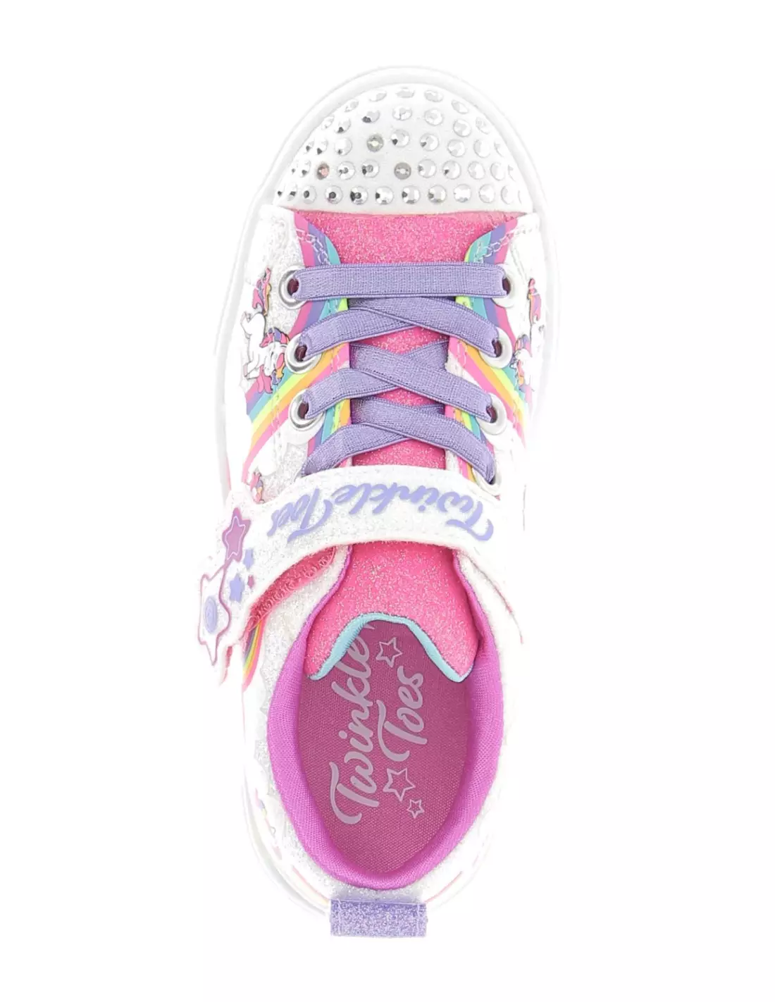 SKECHERS TWINKLE SPARKS JUMPIN - Baskets Whitemulti