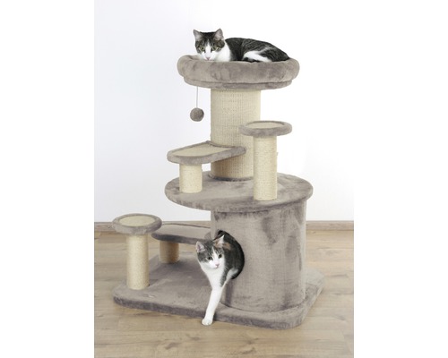 KERBL Oldie krabpaal met extra sterke bodemplaat, 77 x 57,5 x 93 cm, beige