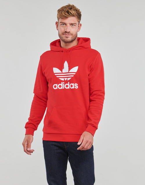 adidas Originals - TREFOIL HOODY - rouge vif