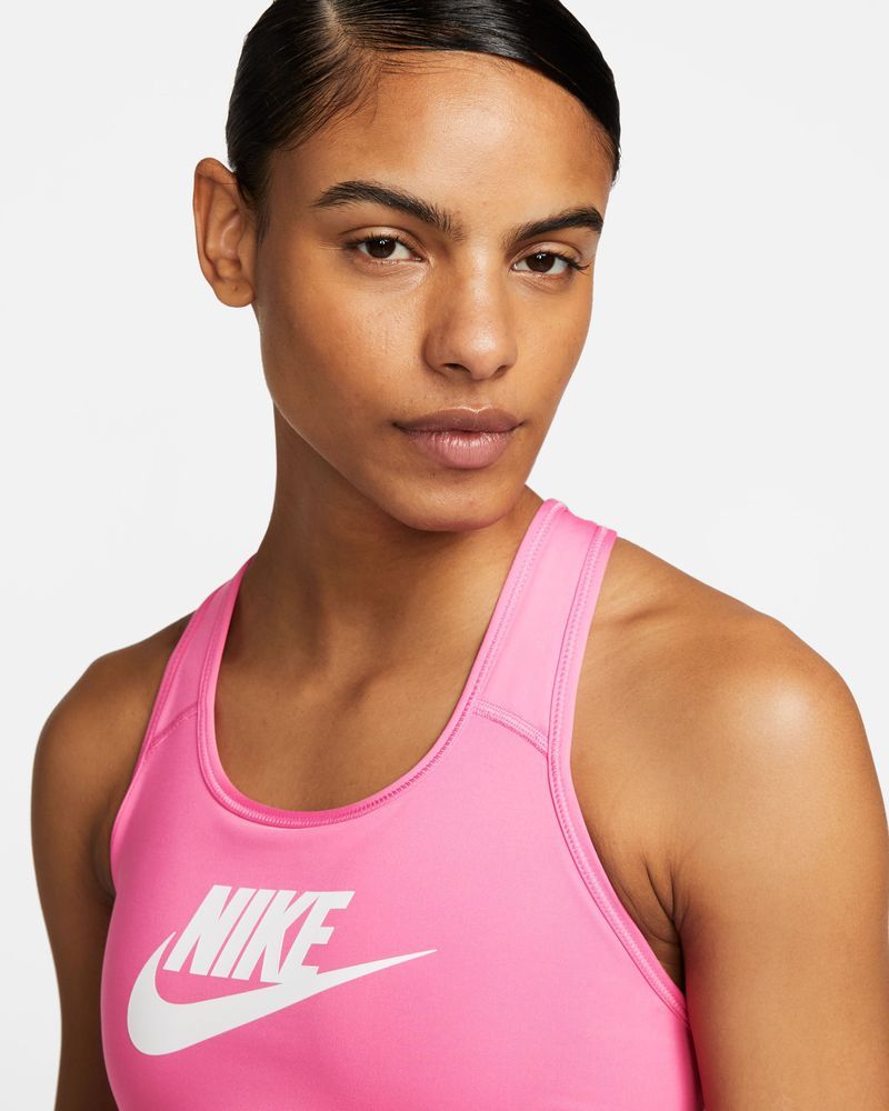 Brassière Nike Swoosh Rose pour femme