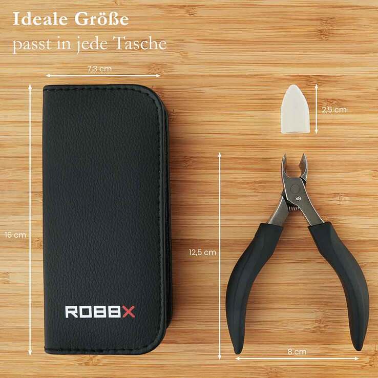 Robbx Nagelzange - Kopfschneider für starke Nägel, 1 St