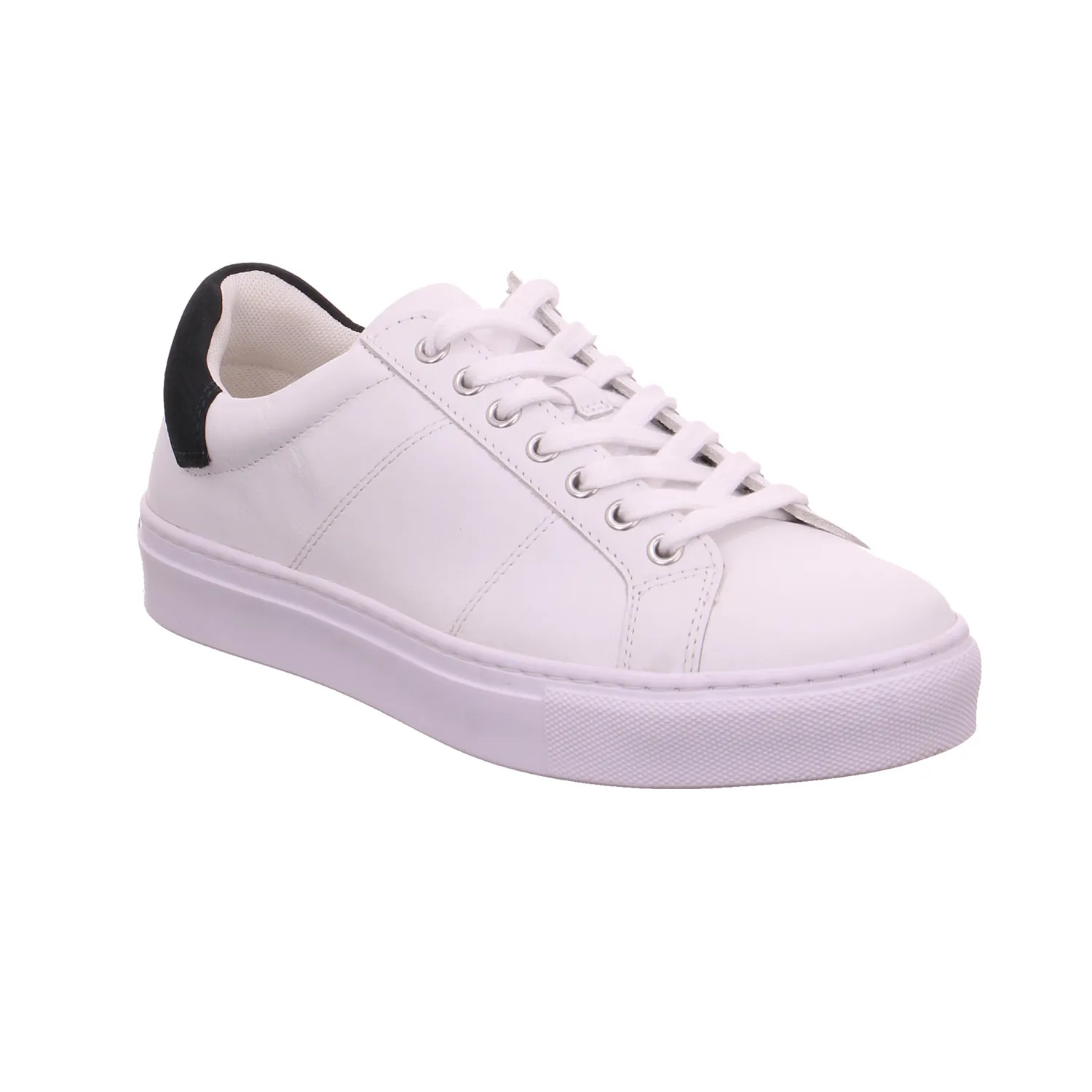 Halbschuhe Sneaker Weiss Leder