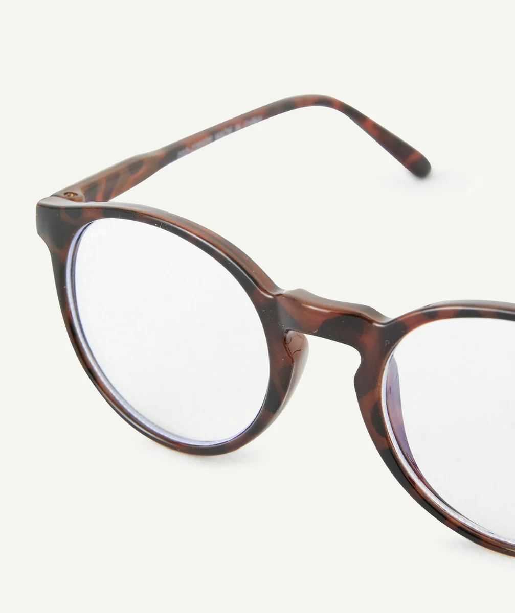 LUNETTES ANTI LUMIÈRE BLEUE MARRON AVEC ÉCAILLES GARÇON