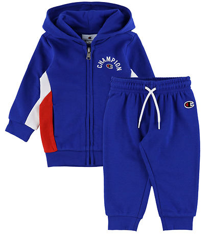 Champion Sweatset - Durchgehender Reißverschluss - Blau