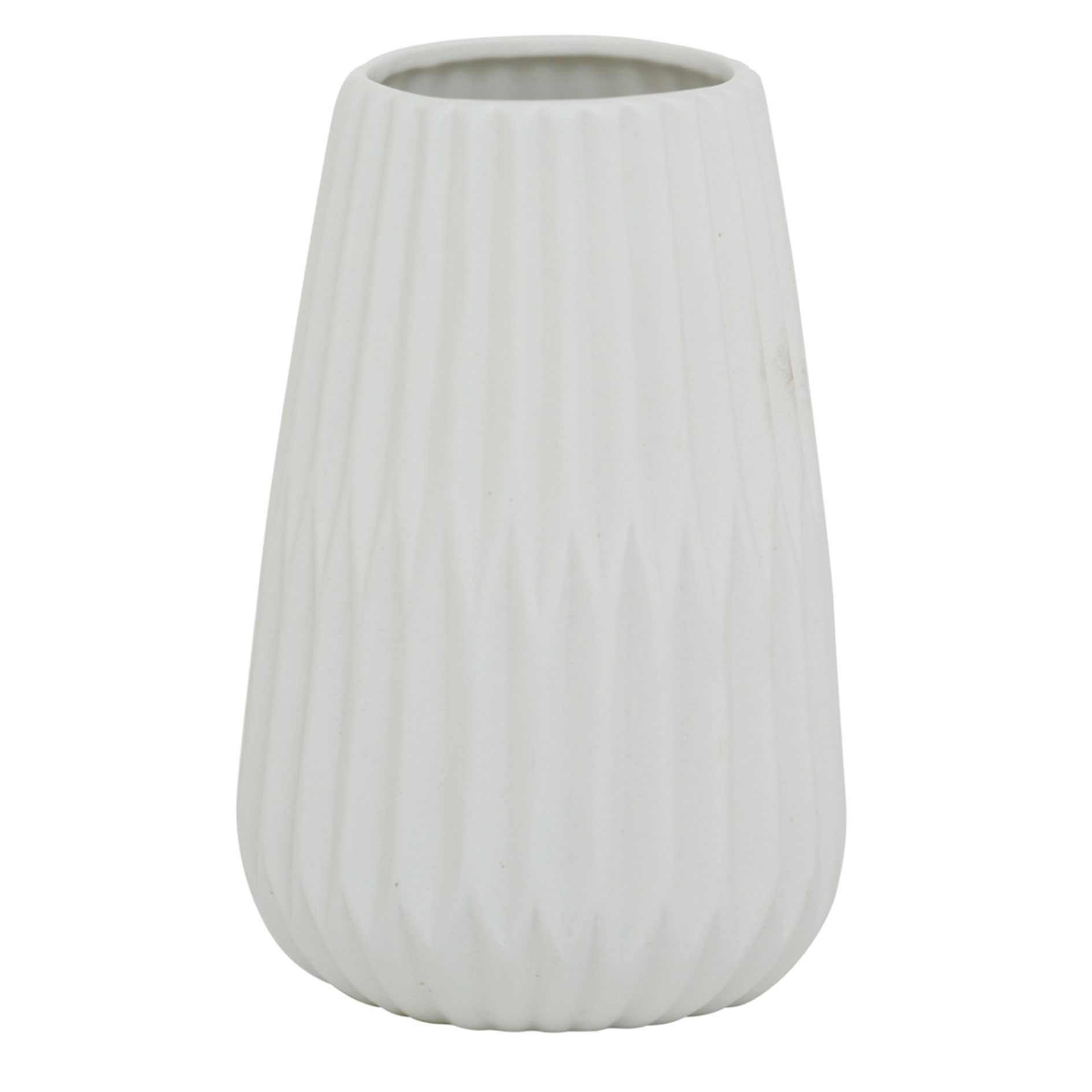 Vase - weiß - sortiert - 17 cm hoch