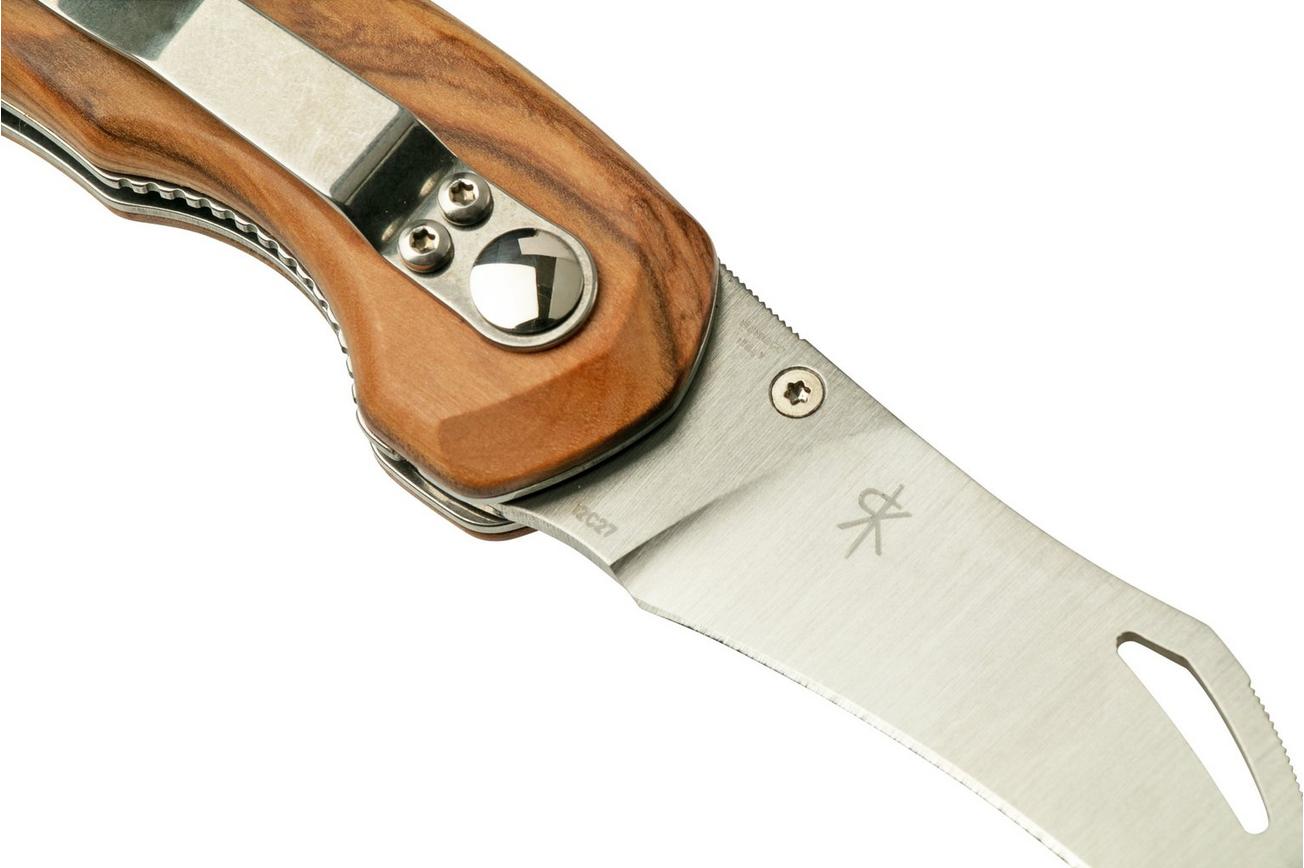 Fox Knives Spora Mushroom Satin Olive FX-409OL, champignonmes