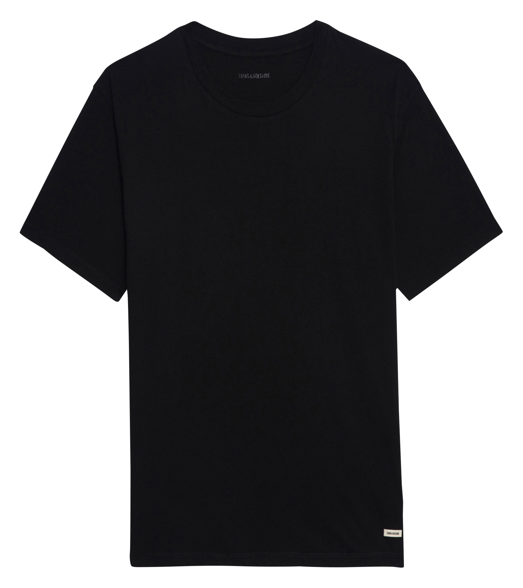 TOMMY - Tee-shirt droit en coton bio | Noir