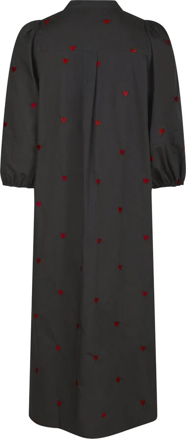 Neo Noir Vestina Hearts Dress Black