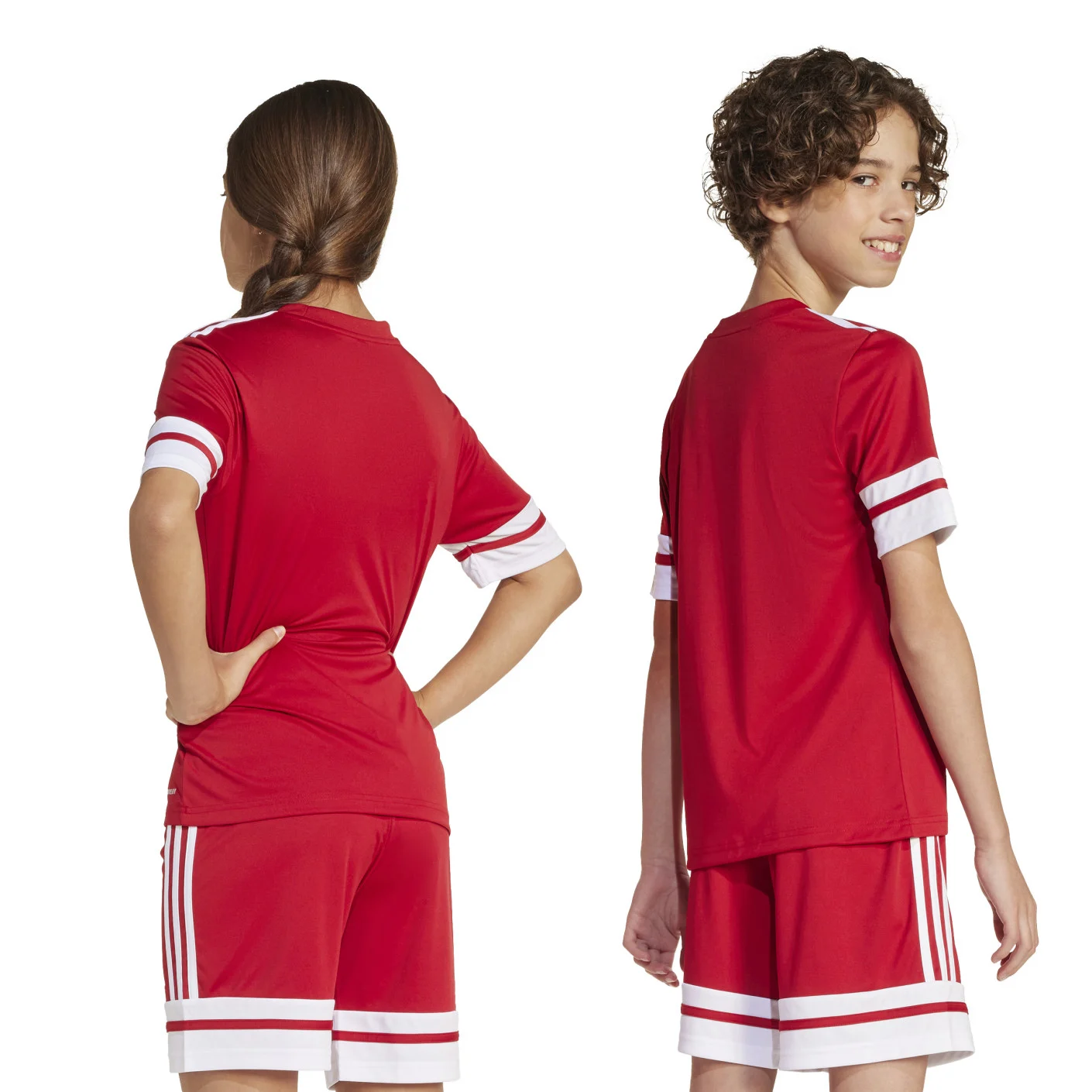 Adidas Squadra 25 Voetbalshirt Kids Rood Wit
