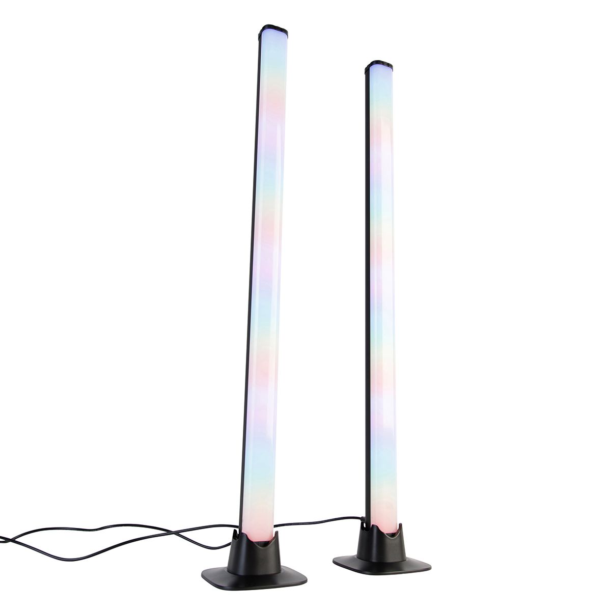 Tafellamp zwart incl. LED met afstandsbediening en RGB - Arnold
