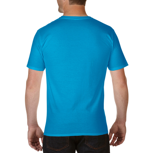 Camiseta Gildan Premium de Manga Curta com Decote em V