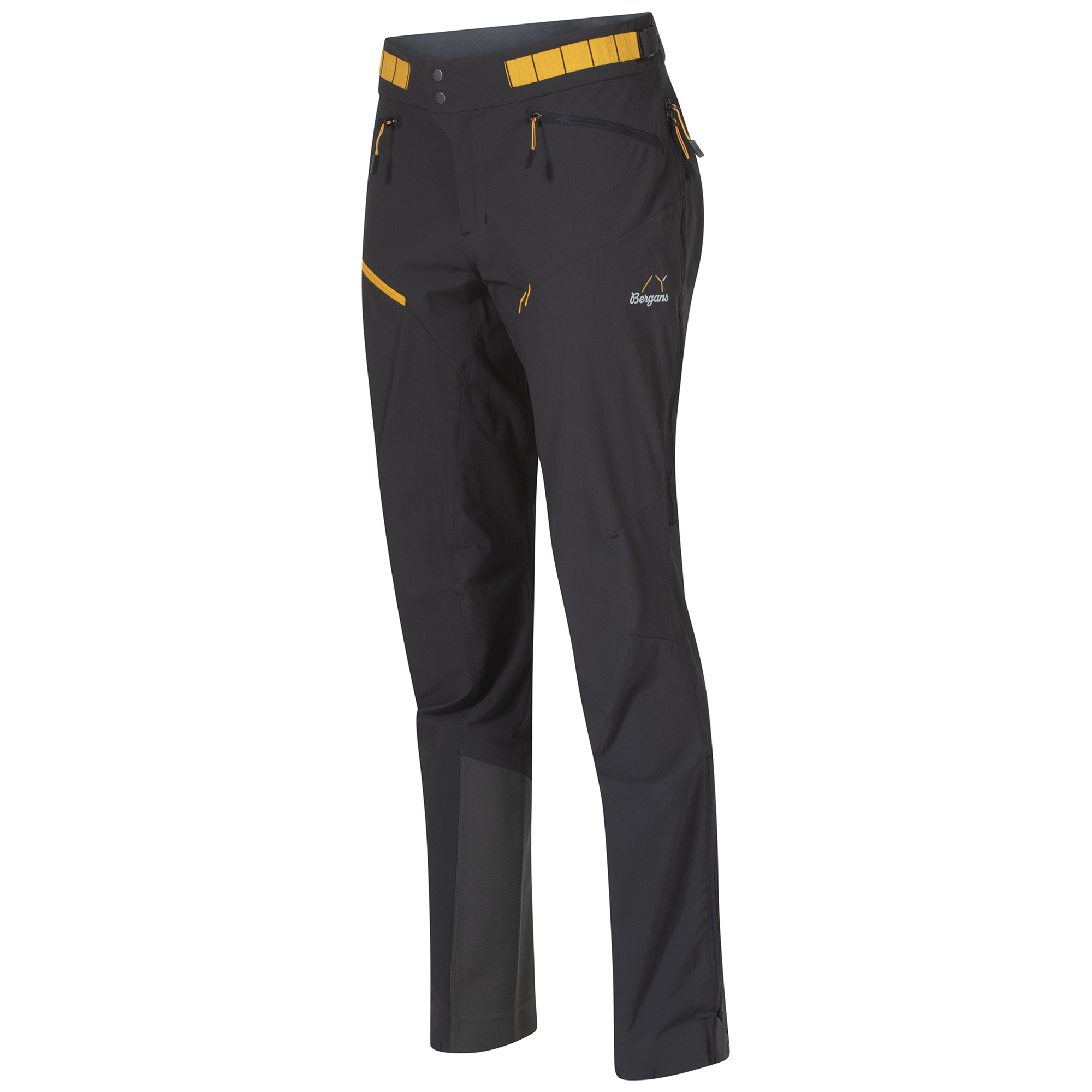 Y MountainLine Wooltech Softshell Pants Dame Dark Shadow Grey
