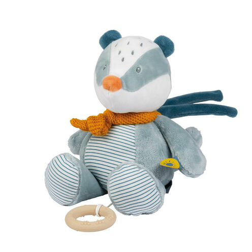 Peluche musicale Félix&Léo blaireau multicolore - NATTOU