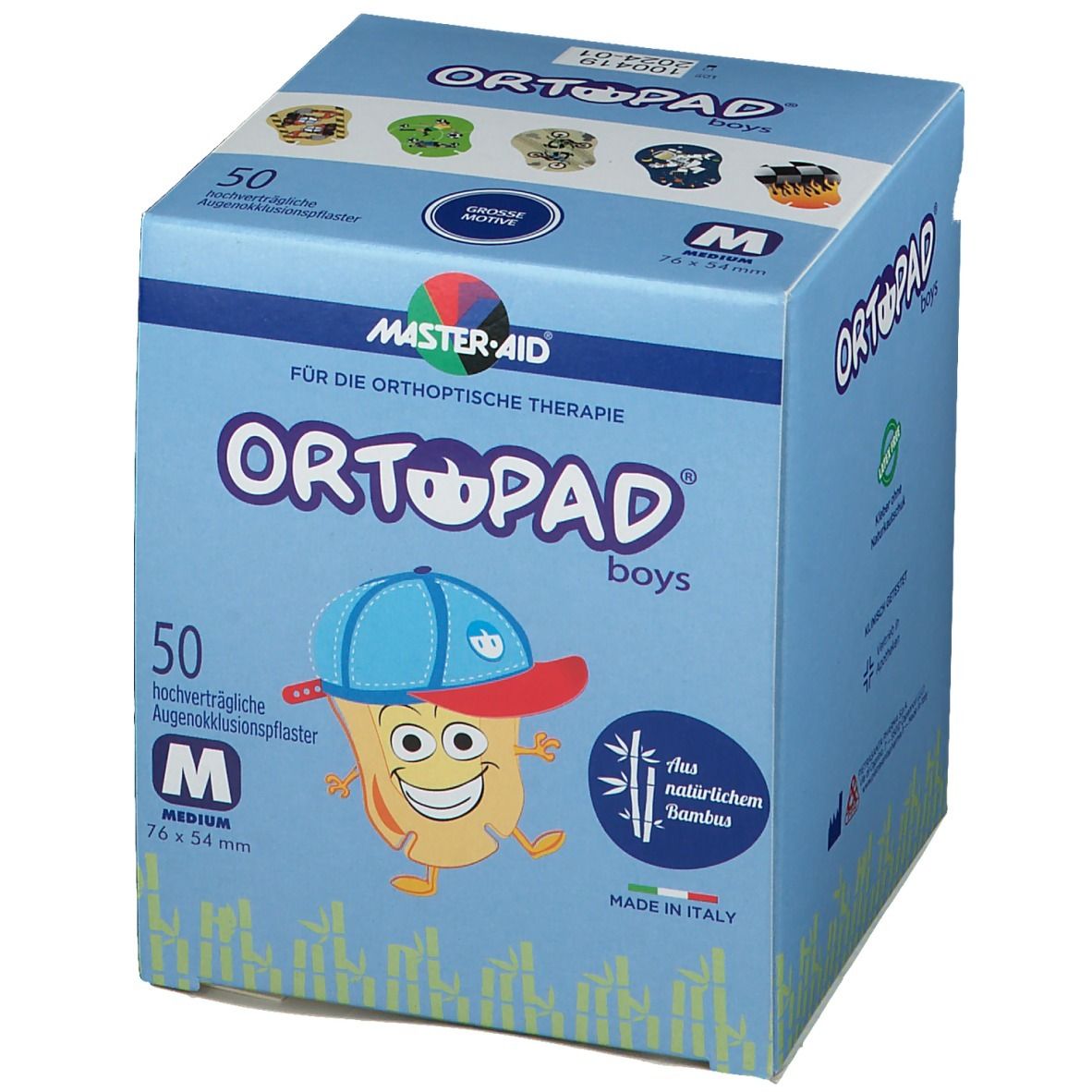 ORTOPAD® Cotton boys Gr. M 76 x 54 mm