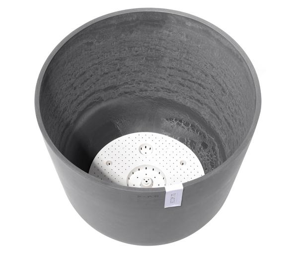 Ecopots Kunststoff-Topf Oslo mit Wassersystem,