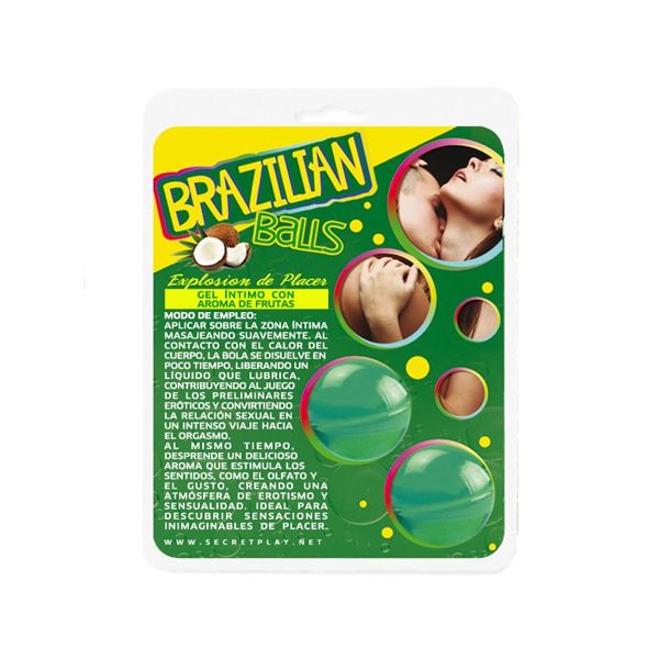 Secret Play Bolas Explosivas Brazilian Balls Menta x2