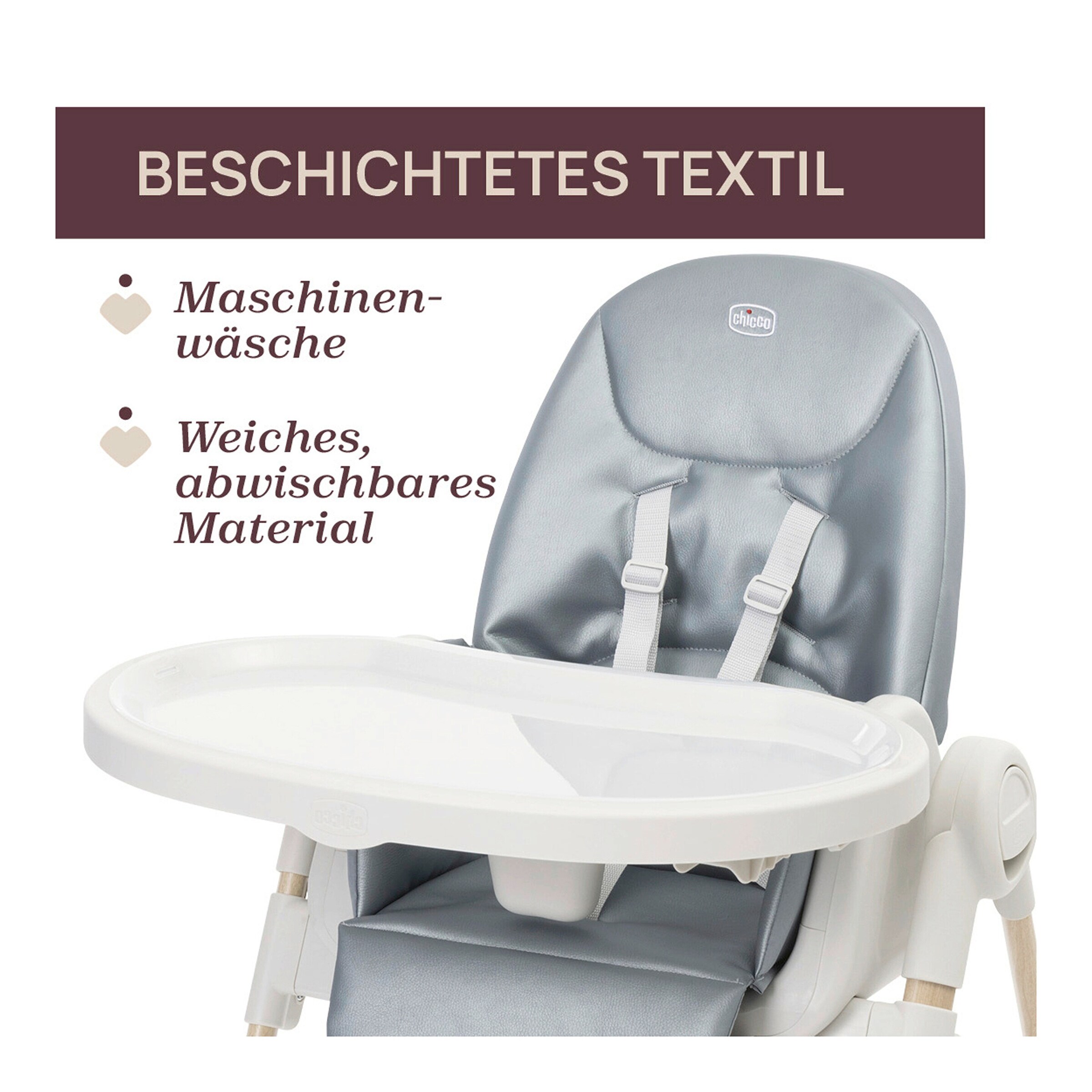 Chicco Hochstuhl Polly Armonia Softshell grün