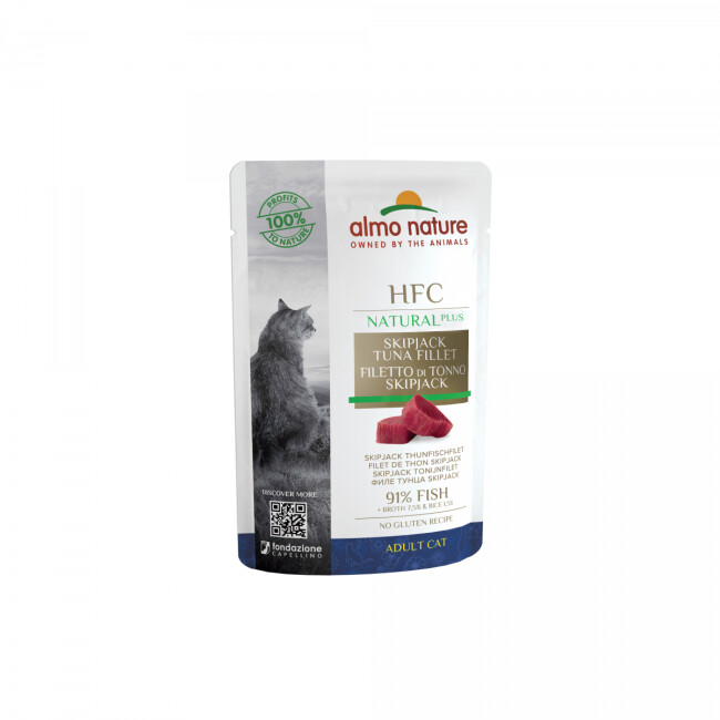 Almo Nature Natural Plus - Lot de 6 Pochons 55 g