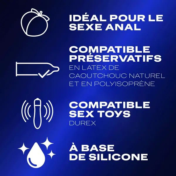 Lubrificante Durex Perfect Gliss - Silicone - Ideal para sexo anal - 50ml