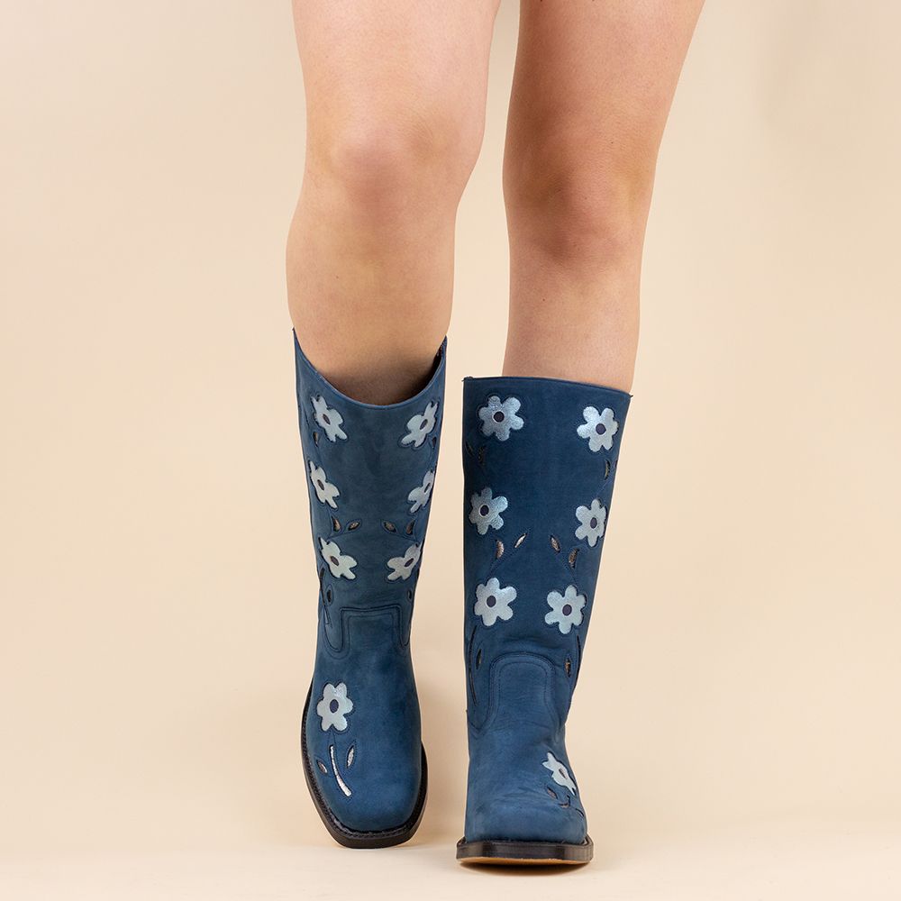 Sendra retro boots 4755 Blue Ocean