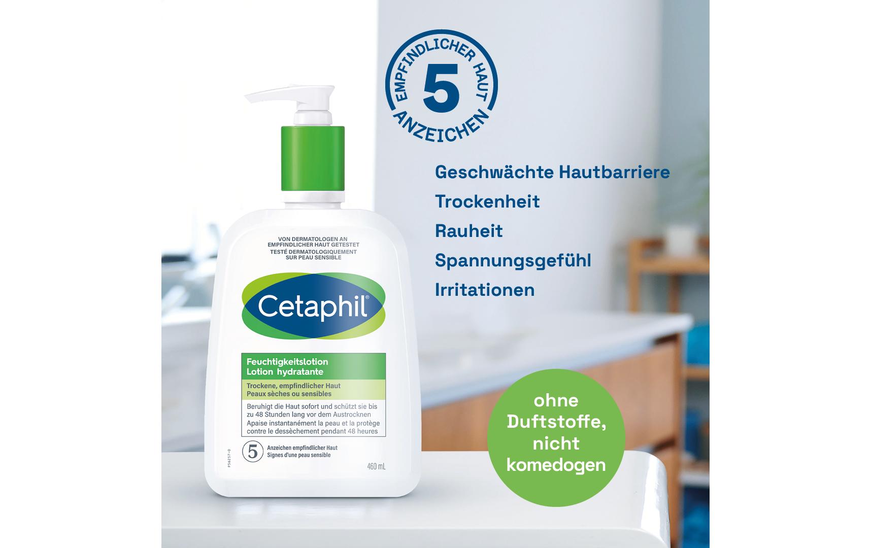 Feuchtigkeitslotion 460 mlLotion sorgt sofort für ein geschmeidiges Hautgefühl und versorgt die Haut mit Feuchtigkeit