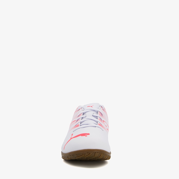 Puma Attacanto It IC kinder zaalschoenen wit