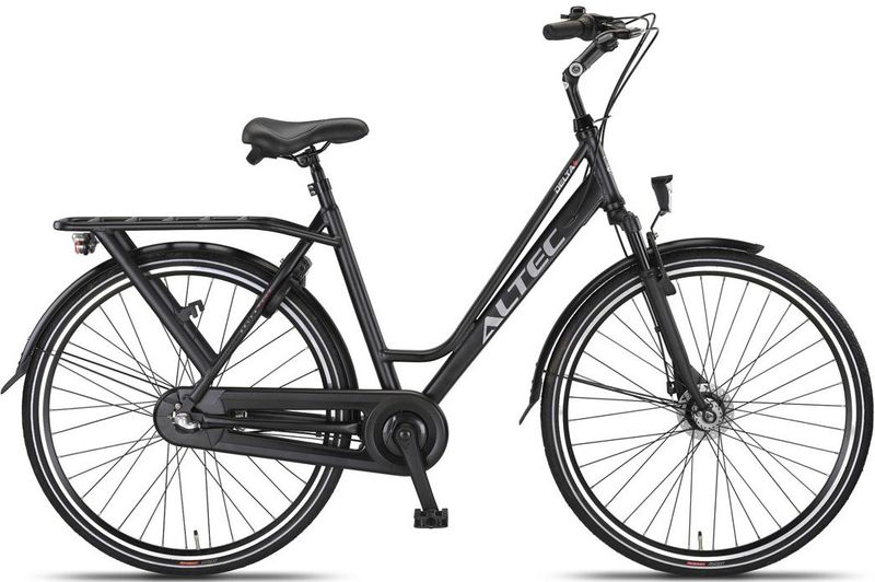 Altec - Delta Plus - Damesfiets - Matgrijs - 28 Inch - 3 Versnellingen
