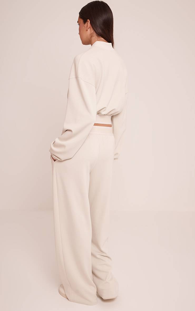Avoine Jogging Plt À Taille Élastiquée Et Jambes Larges Ultra Doux