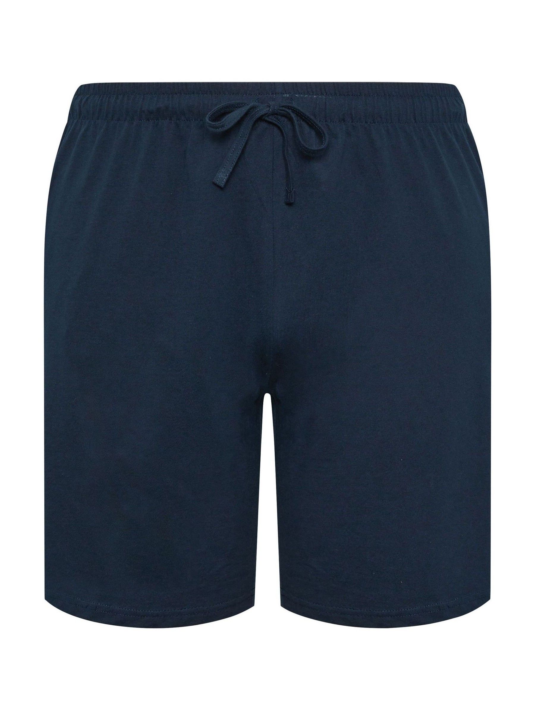Blauw - BadRhino Big & Tall Jersey Lounge Shorts