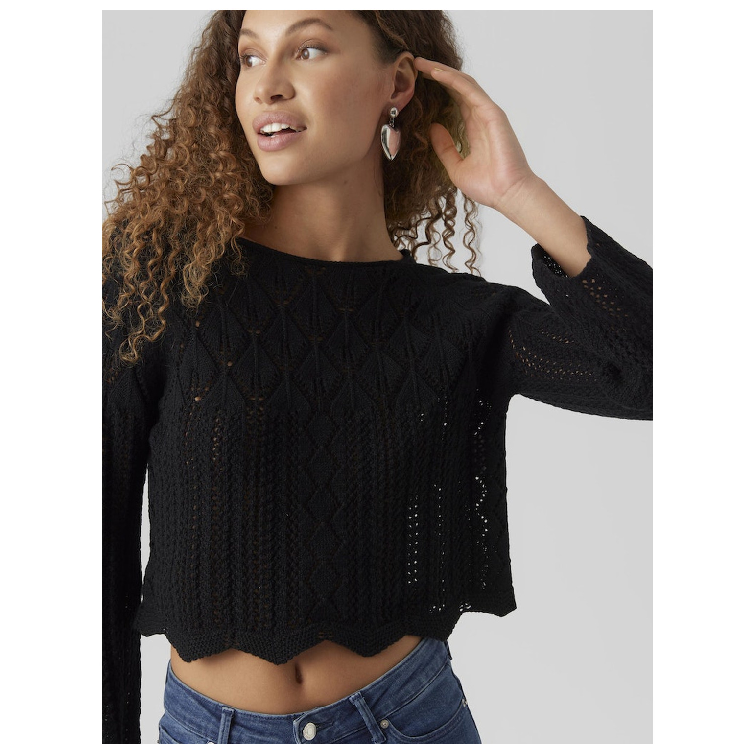 Vero Moda VMGINGER 3/4 BOATNECK PULLOVER