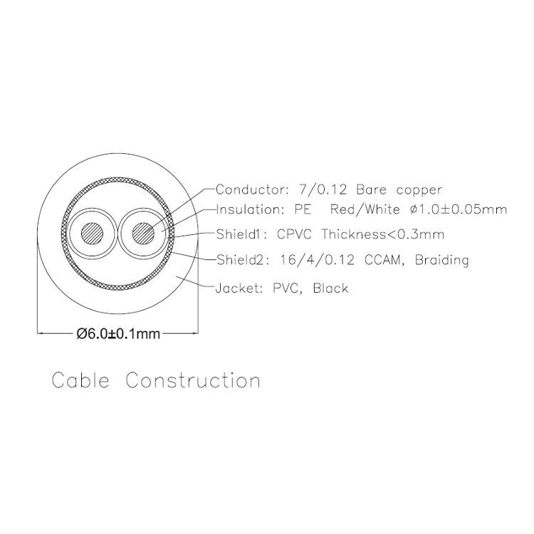 Procab CLA735 Classic 1x XLR female - 2x XLR male kabel 1.5m