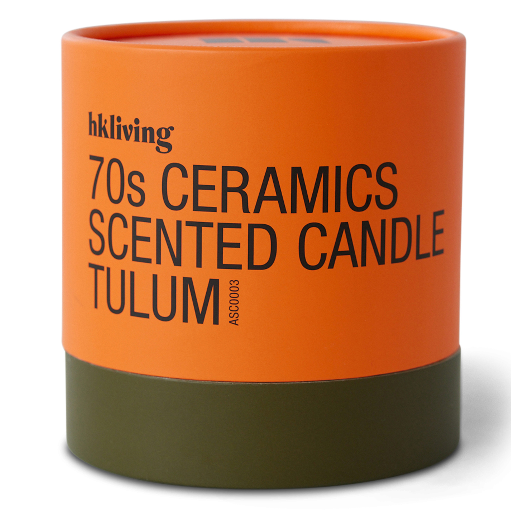 Geurkaars 70's Ceramics tulum
