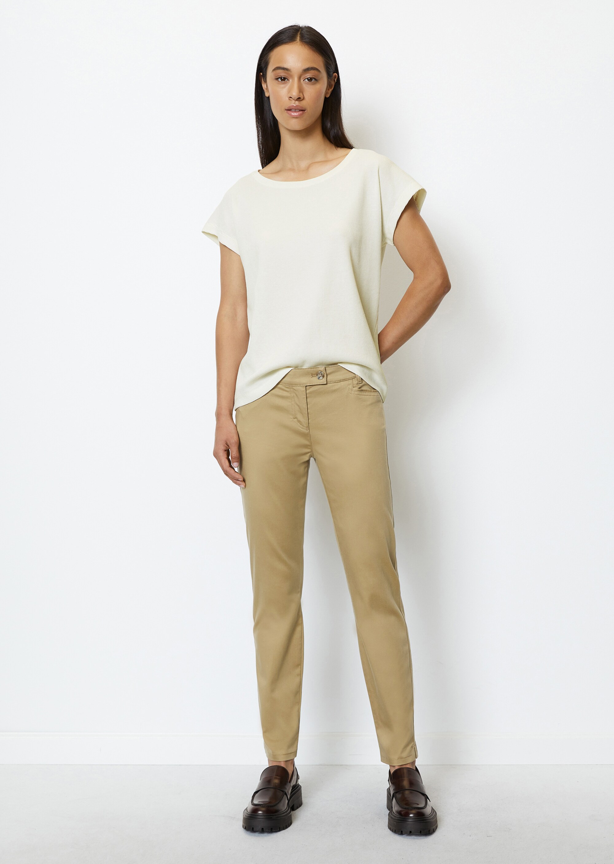 Hose Modell LAXÅ slim aus Smooth Sateen Stretch