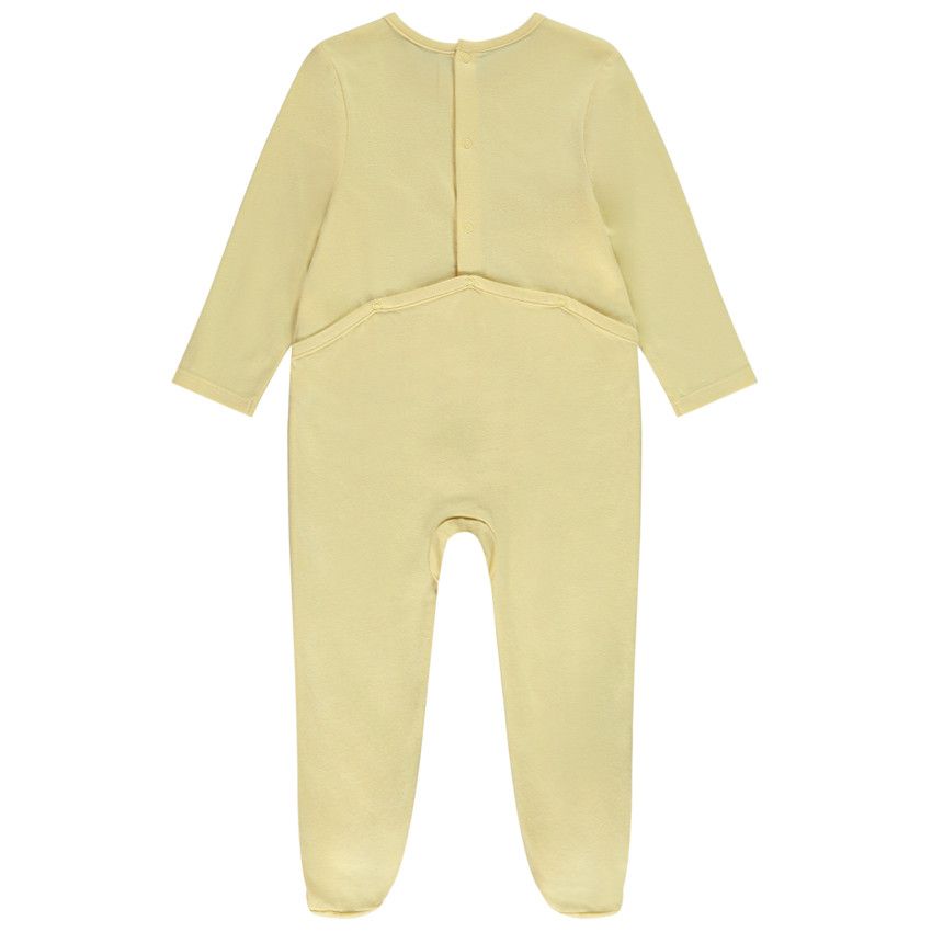 Dors-bien en jersey avec print pour bébé garçon - Corail
