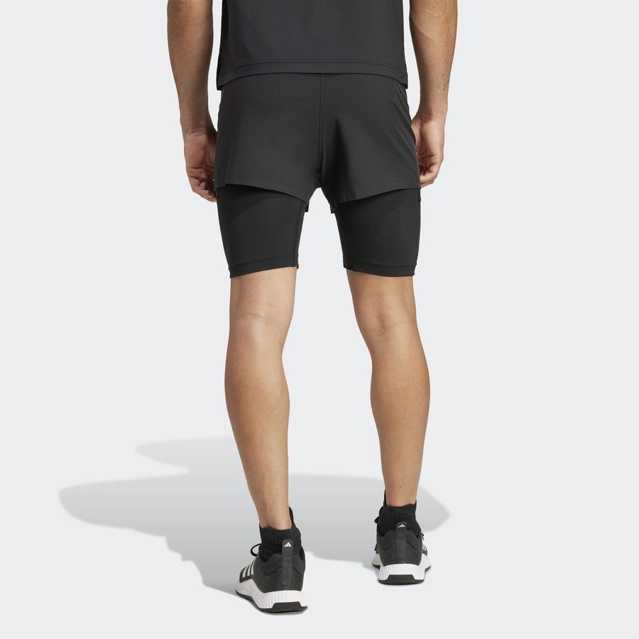 Adidas Short deux-en-un HEAT.RDY HIIT