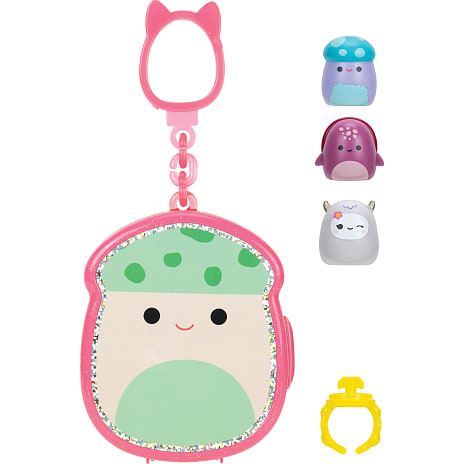 Squish-a-longs Squishmallows nøglering 2,5 cm 3-pak – flere varianter – assorteret