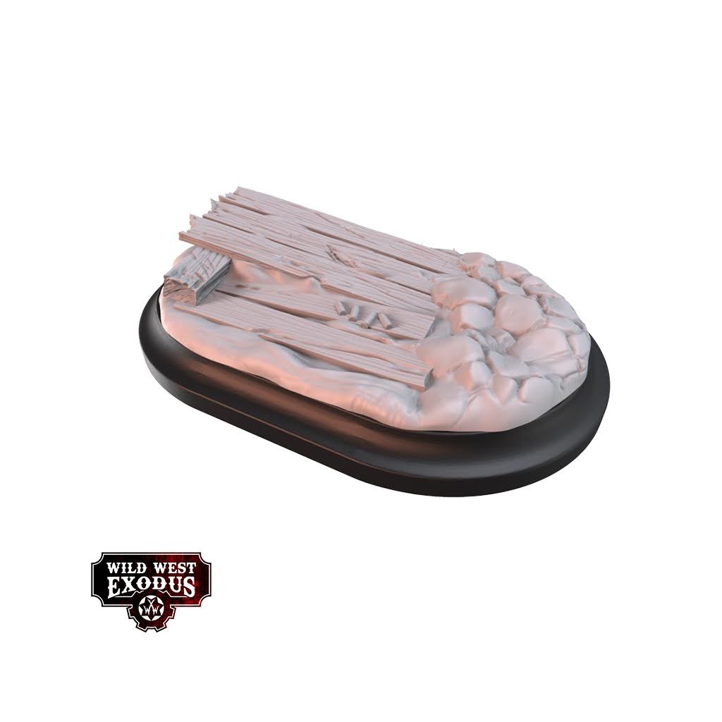 Wild West Exodus - Red Oak Medium Oval Base Topper Set
