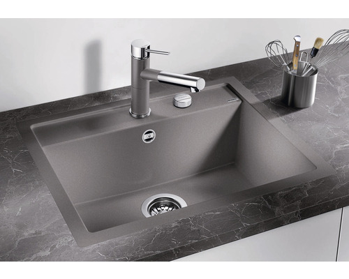 Blanco DALAGO 6-F spoelbak, 605 x 500 mm, zwart, 525875