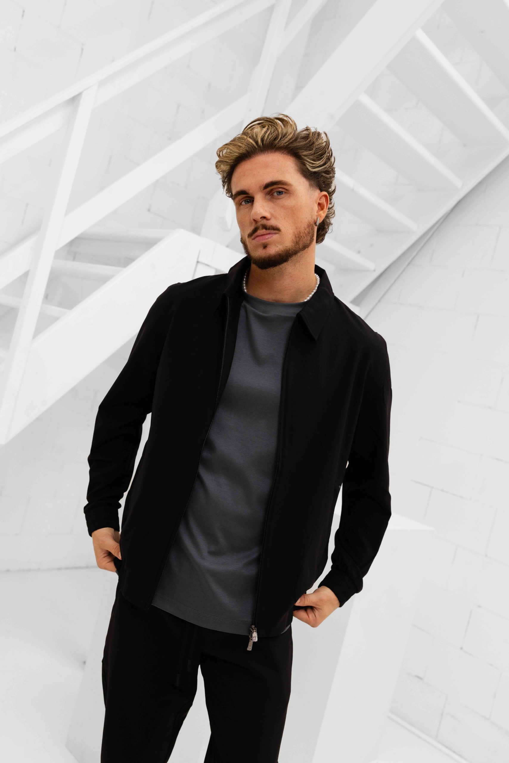Cou7ure Essentials Reflection Trainingspak Heren Zwart
