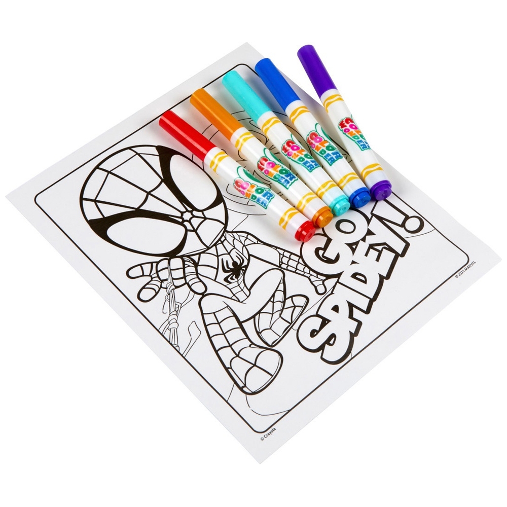Crayola Colour Wonder Spidey und seine tollen Freunde Malbuch