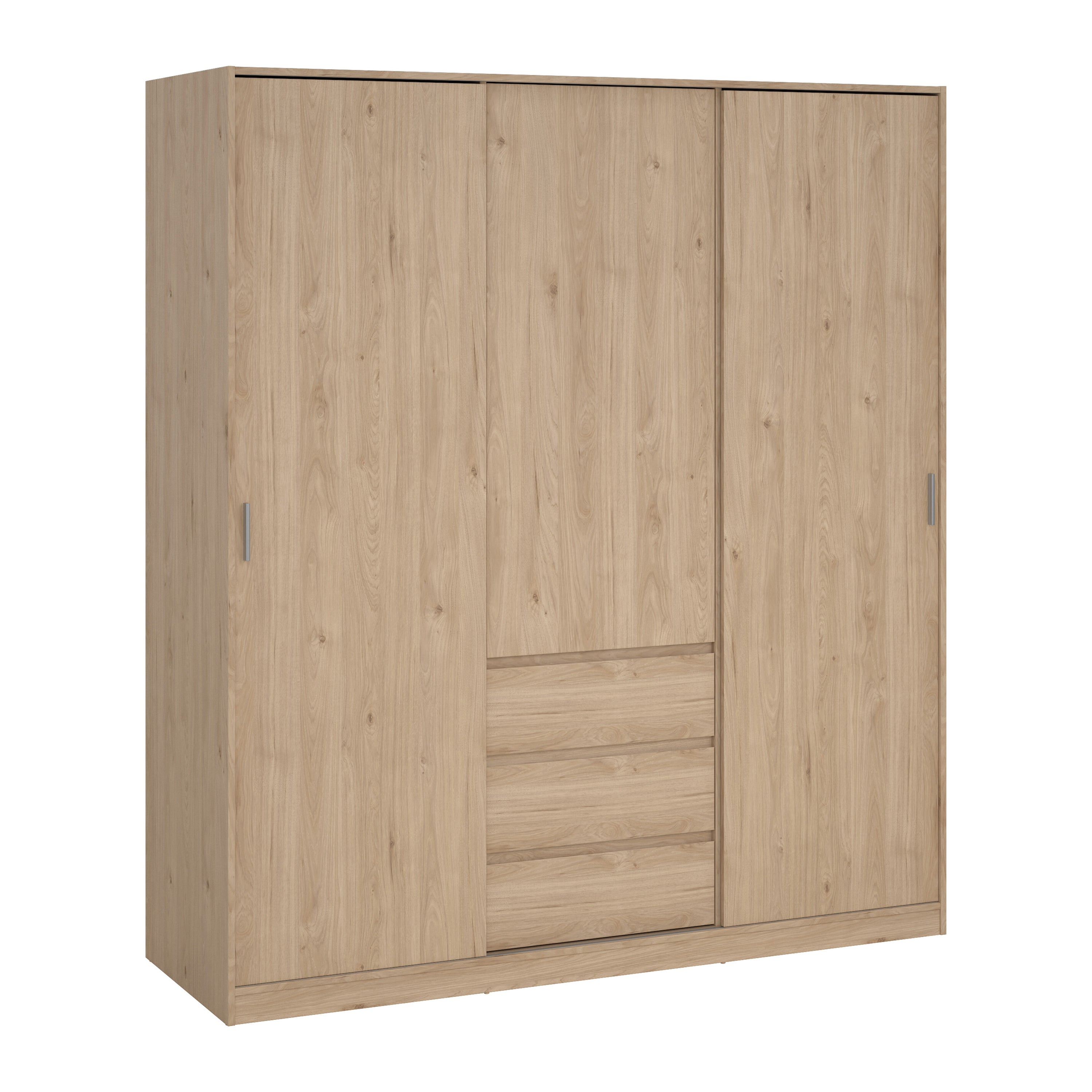 by fonQ basic Slide Kledingkast - B 177 cm - Eiken