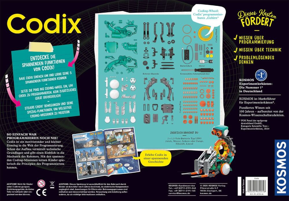 Codix - Dein mechanischer Coding-Roboter