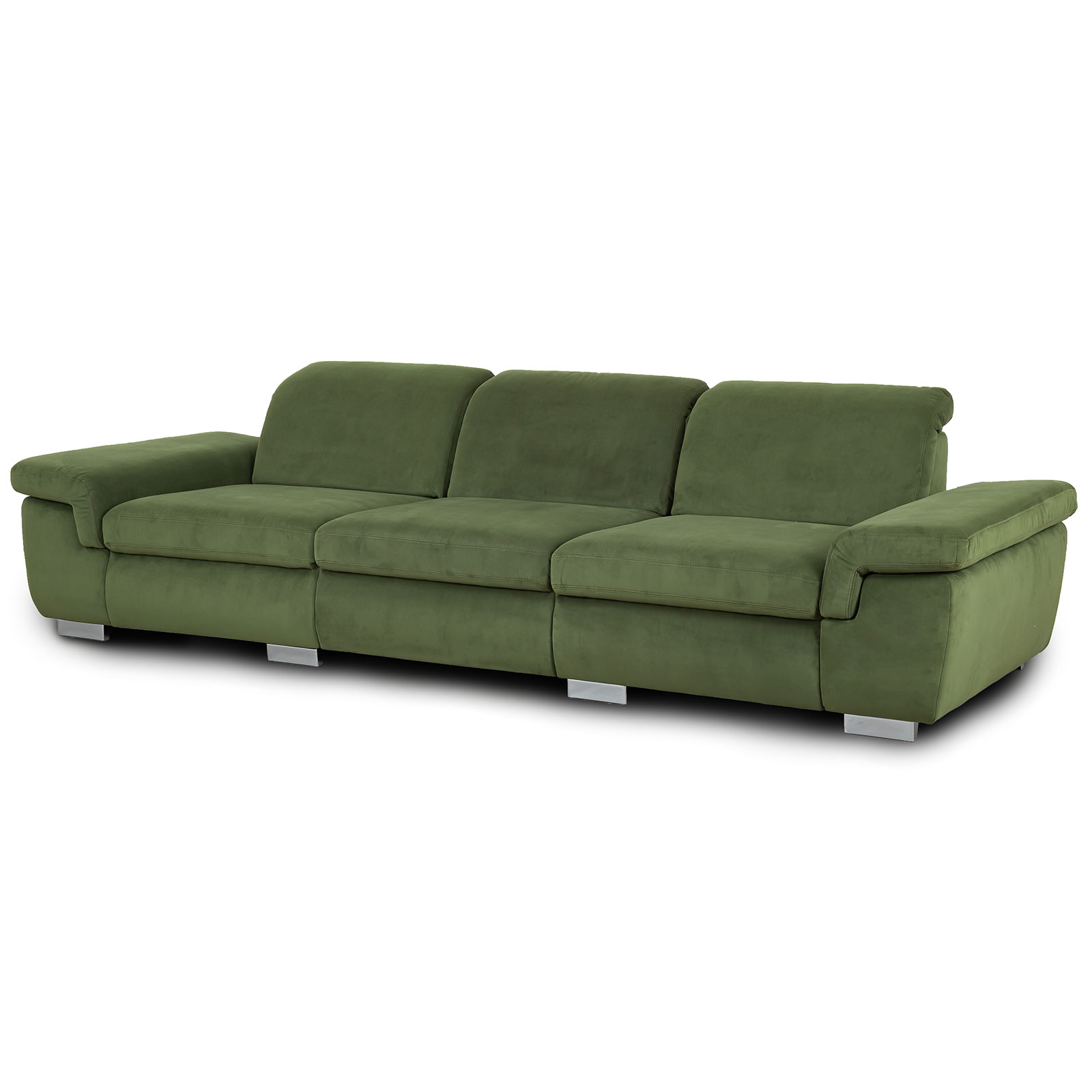 polsterpower Ecksofa - grün - Basismodell