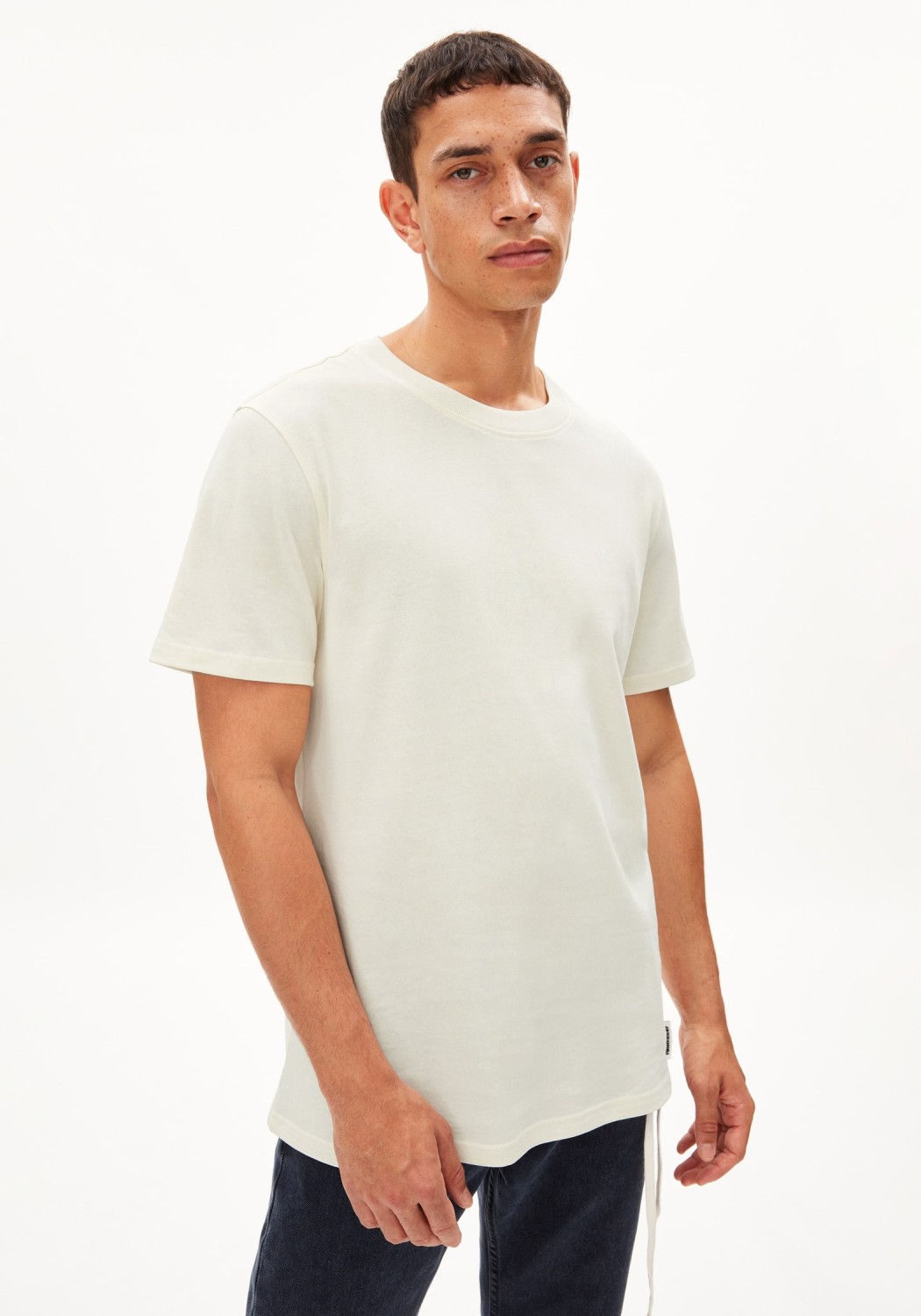Armedangels T-Shirt Maarkos Oatmilk
